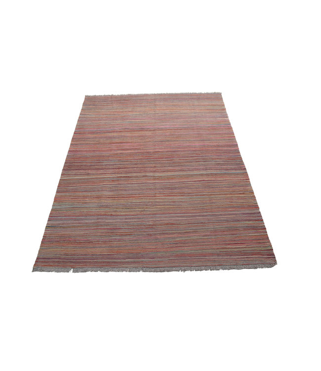 Hand Woven Modern Wool Kilim Area Rug -252X173cm