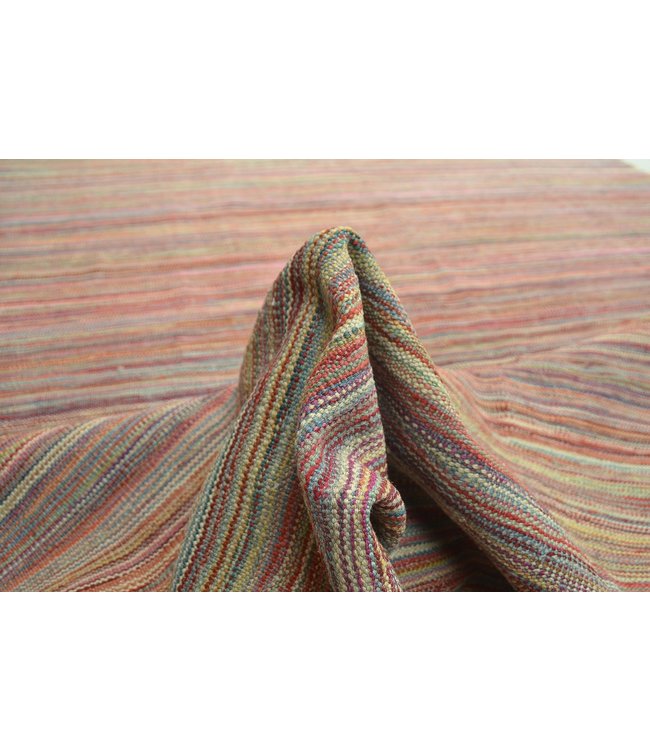 Hand Woven Modern Wool Kilim Area Rug -252X173cm