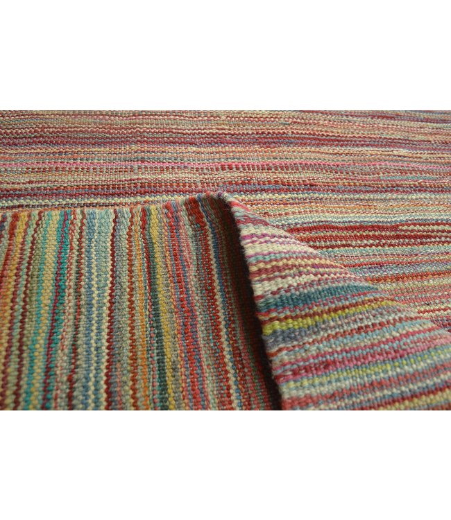 Handgewebte Modern Wolle Kelim Teppich -252X173cm