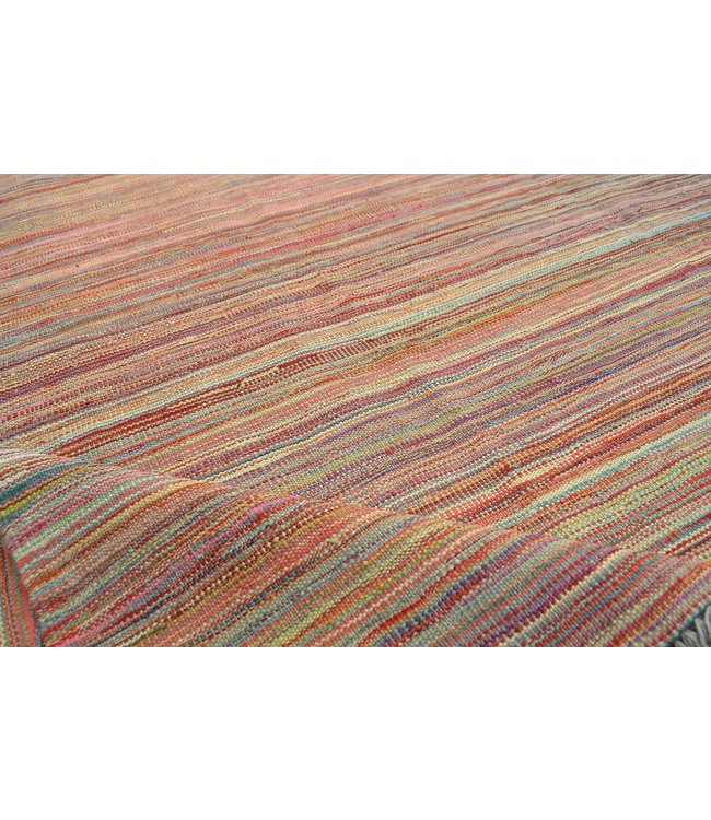 Handgewebte Modern Wolle Kelim Teppich -252X173cm