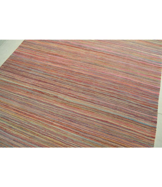 Handgemaakt Modern Kelim Wol Vloerkleed252X173cm