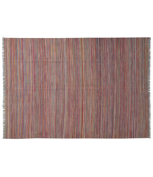 Hand Woven Modern Wool Kilim Area Rug -251X175cm