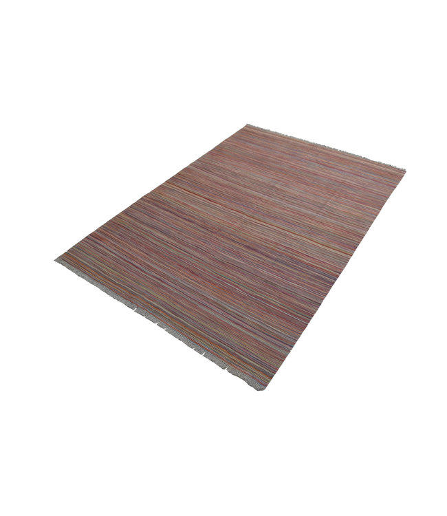 Handgewebte Modern Wolle Kelim Teppich -251X175cm