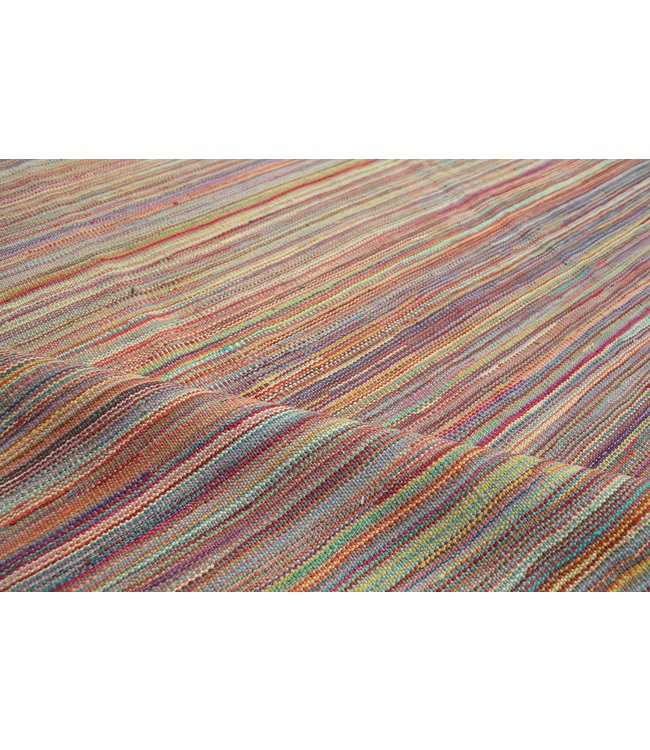 Hand Woven Modern Wool Kilim Area Rug -251X175cm