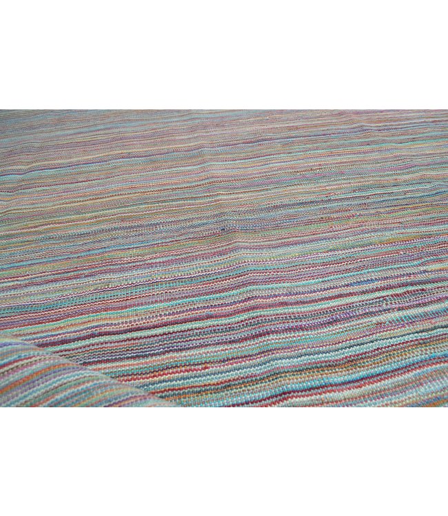 Handgewebte Modern Wolle Kelim Teppich -251X172cm