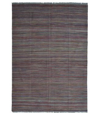 Handgewebte Modern Wolle Kelim Teppich -247X175 cm Handgewebte Modern Wolle Kelim Teppich -247X175 cm