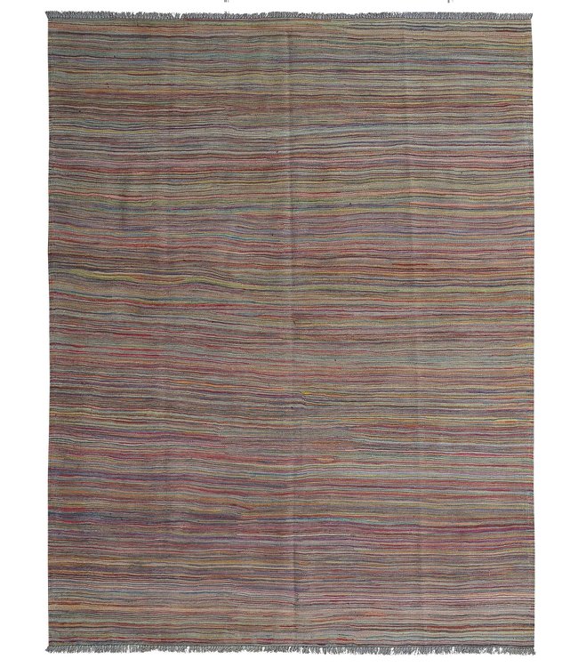 Hand Woven Modern Wool Kilim Area Rug -240X184cm