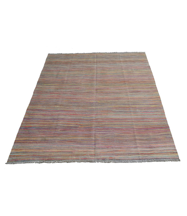 Handgemaakt Modern Kelim Wol Vloerkleed240X184cm