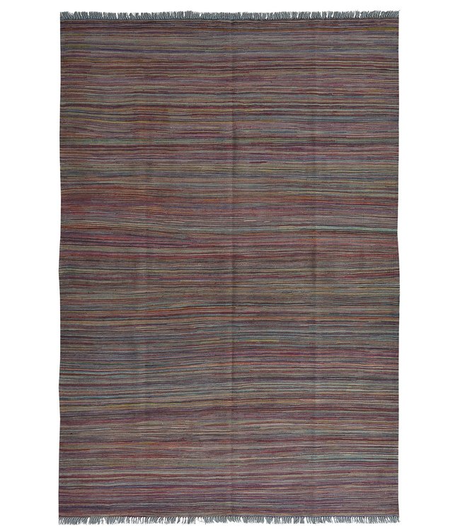 Hand Woven Modern Wool Kilim Area Rug -245X168cm