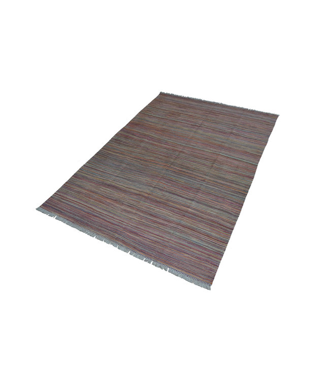 Handgemaakt Modern Kelim Wol Vloerkleed 245X168cm