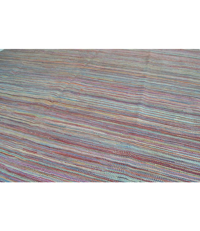 Handgewebte Modern Wolle Kelim Teppich -245X168cm