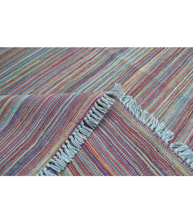 Handgemaakt Modern Kelim Wol Vloerkleed 245X168cm