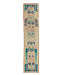 Handgewebte Orientalisch Wolle Kelim Teppich 386x83cm