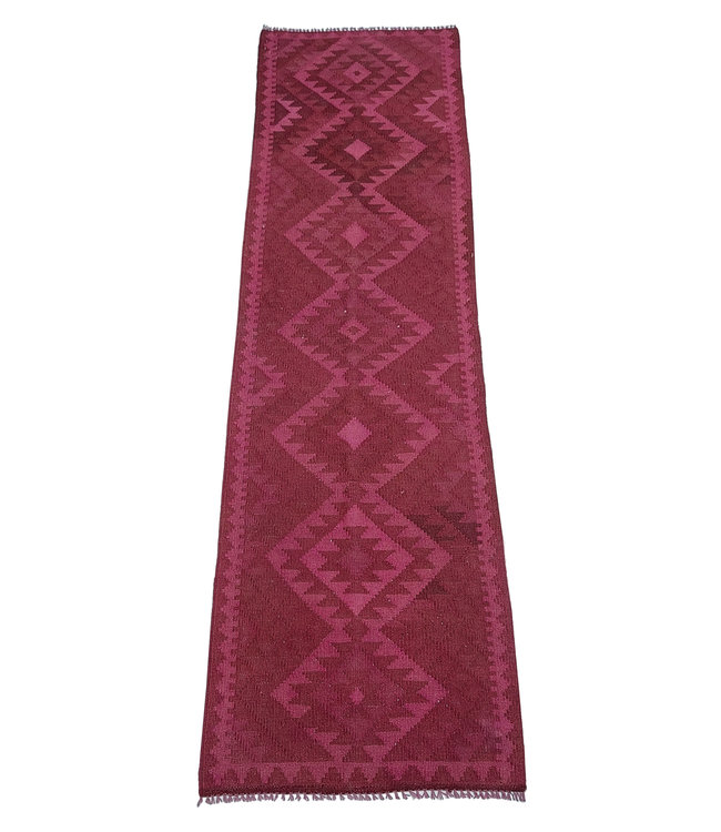 Handgewebte Orientalisch Wolle Kelim Teppich 280x67cm