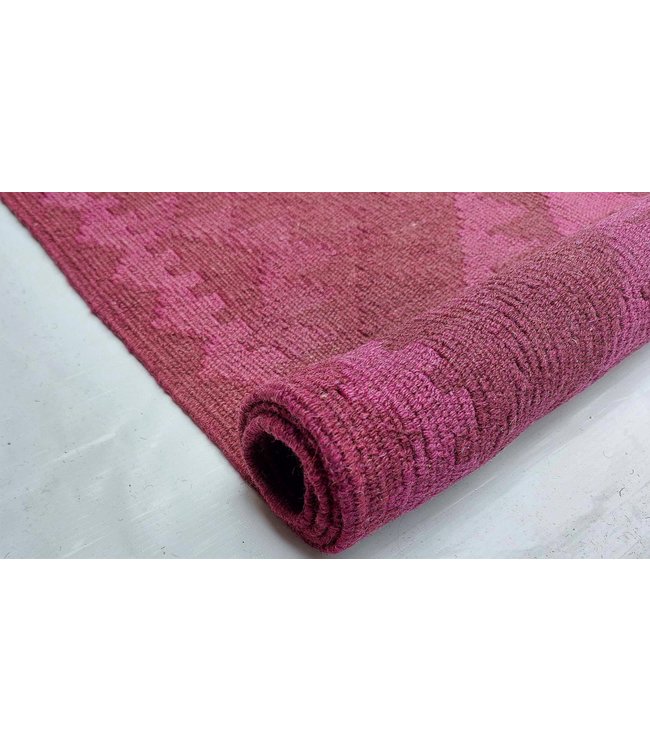 Handgewebte Orientalisch Wolle Kelim Teppich 280x67cm