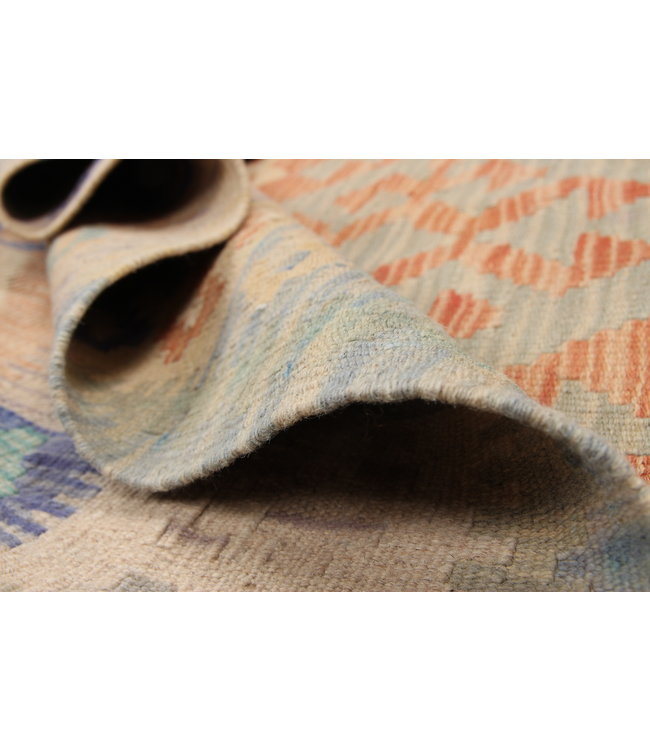 Handgewebte Orientalisch Wolle Kelim Teppich 193X154 cm