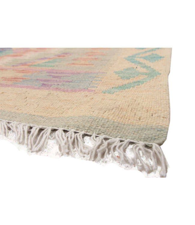 Handgewebte Orientalisch Wolle Kelim Teppich 192X153cm