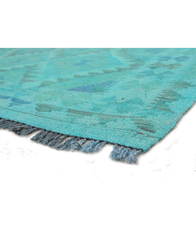 Handgemaakt Oosters Kelim Wol Vloerkleed 203X140cm