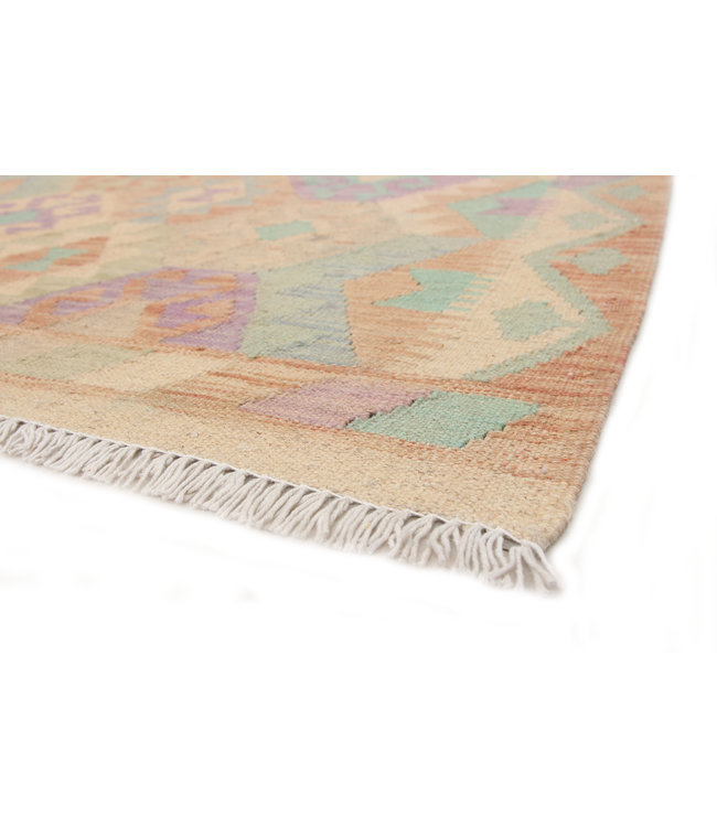 Handgewebte Orientalisch Wolle Kelim Teppich 199X152cm