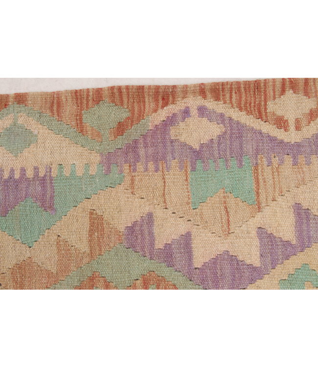 Handgewebte Orientalisch Wolle Kelim Teppich 199X152cm