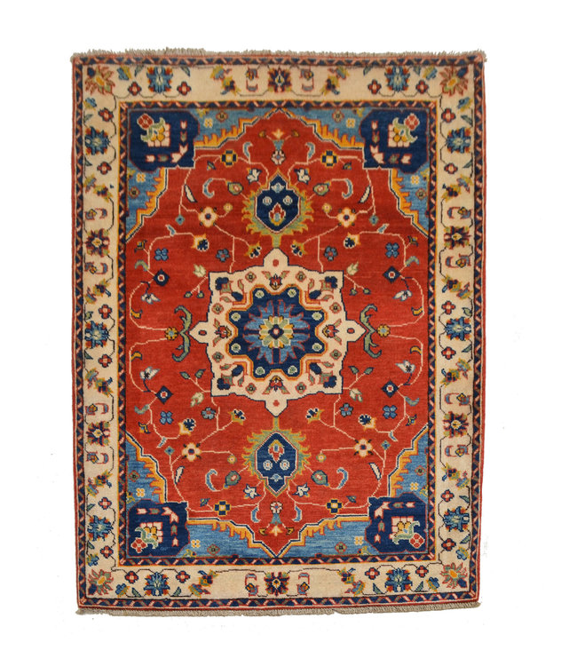 Handgeknüpft wolle kazak teppich 151x110   Orientalisch  teppich