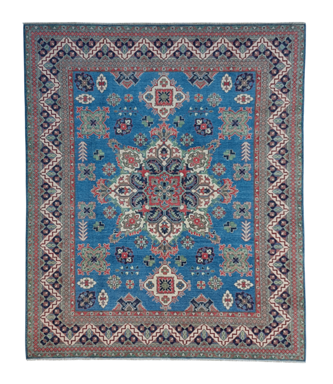 Handgeknoopt kazak tapijt 303x246 cm  oosters kleed vloerkleed