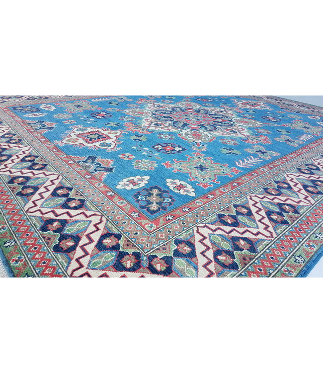 Handgeknoopt kazak tapijt 303x246 cm  oosters kleed vloerkleed