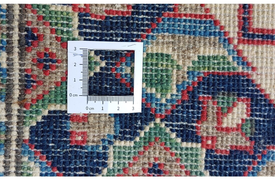 Handgeknoopt kazak tapijt 303x246 cm oosters kleed vloerkleed
