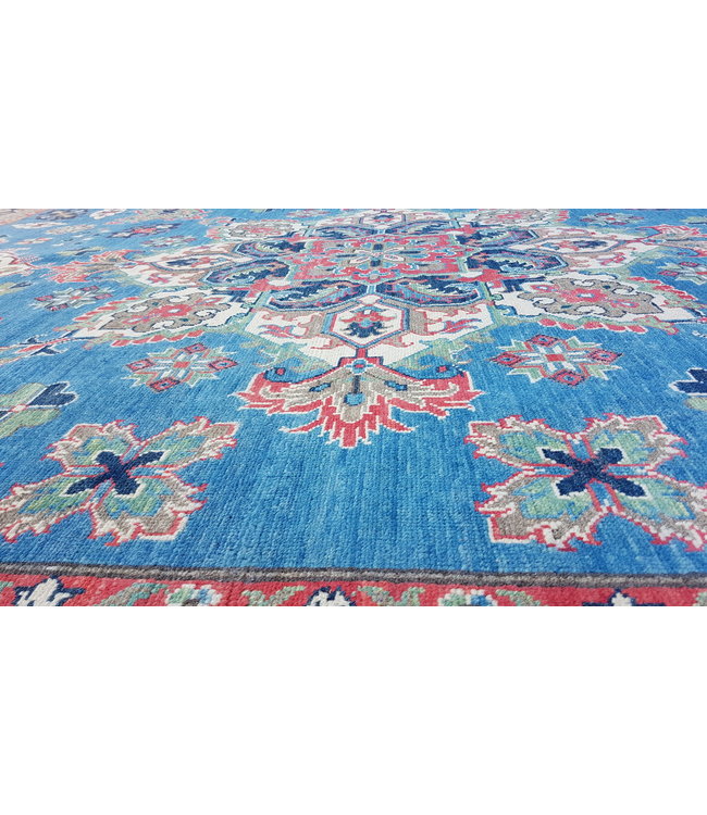 Hand knotted 10'x 7'9  wool kazak area rug 303x246 cm  Oriental carpet
