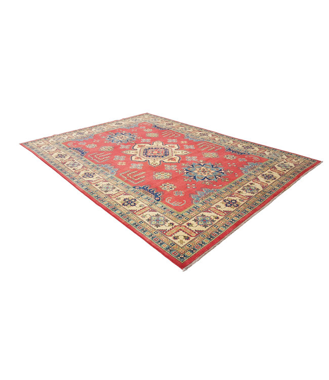 Hand knotted  12'x 8'9 wool kazak area rug  366x273 cm Oriental carpet