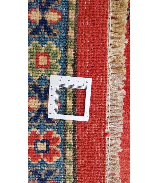 Hand knotted  12'x 8'9 wool kazak area rug  366x273 cm Oriental carpet