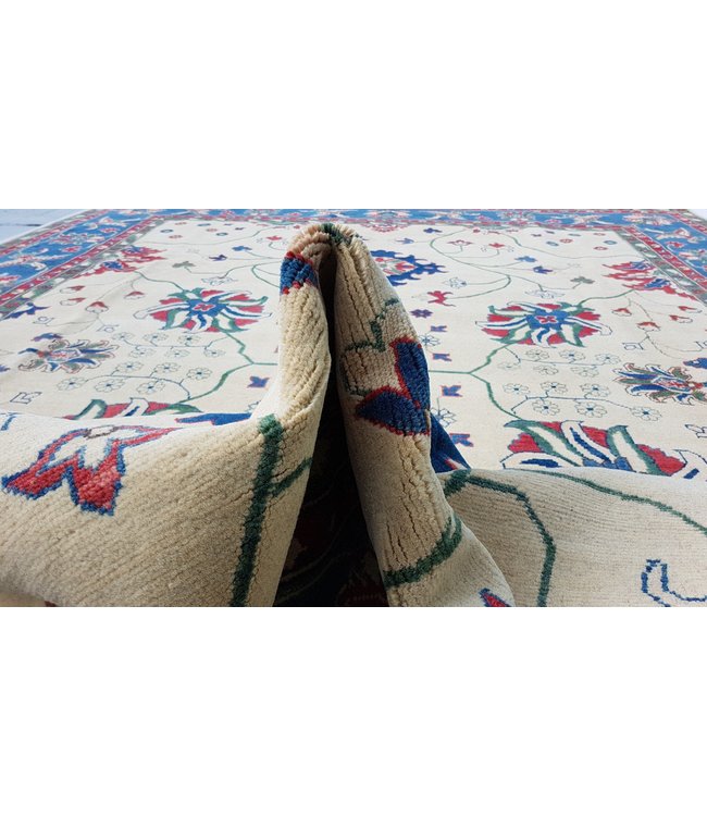 Handgeknoopt kazak tapijt 360x275 cm  oosters kleed vloerkleed