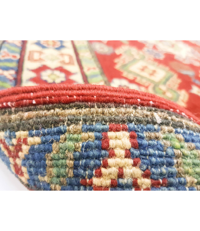 Traditional Wool Red Rug Tribal 5'15x3'08 Hand knotted carpet  Royal kazak