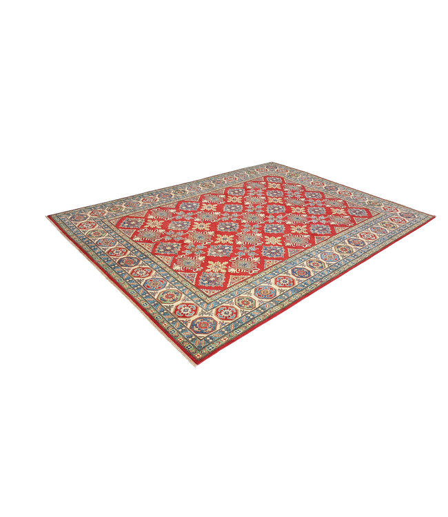 Handgeknoopt kazak tapijt 363x268 cm  oosters kleed vloerkleed