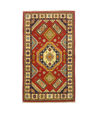 Traditional Wool Rug Tribal 5'08x2'88 Hand knotted  carpet  Royal kazak