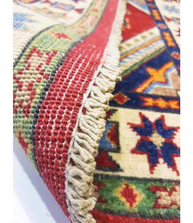 Handgeknüpft wolle kazak teppich 155x88 cm  Orientalisch  teppich