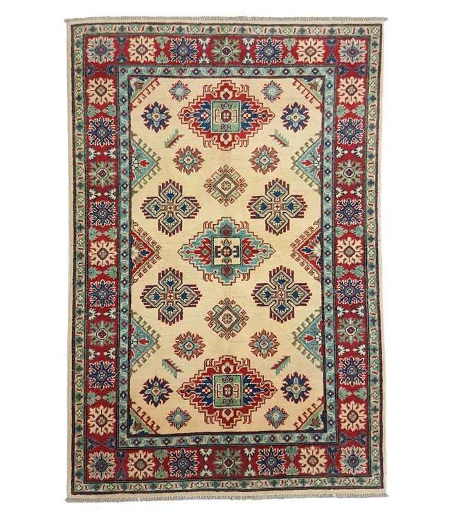 Handgeknüpft wolle kazak teppich  183x122 cm   Orientalisch teppichboden