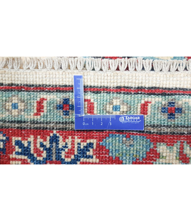 Handgeknoopt kazak tapijt 183x122 cm  oosters kleed vloerkleed