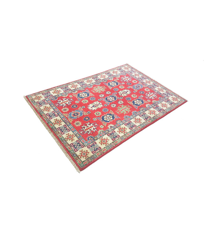 Hand knotted  5'8x3'9 wool kazak area rug  179x120 cm  Oriental carpet