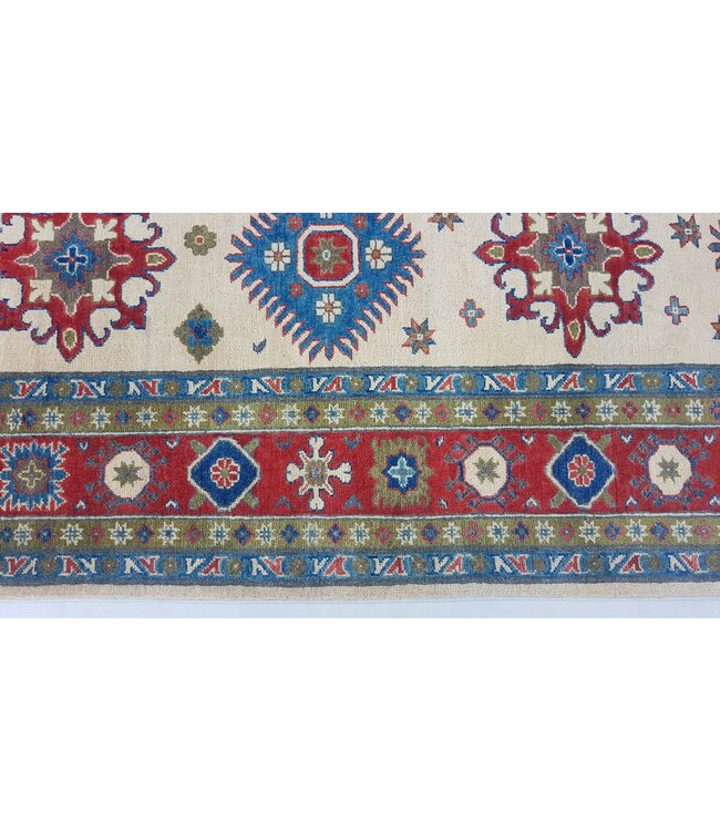 Handgeknoopt kazak tapijt 283x199 cm oosters kleed vloerkleed