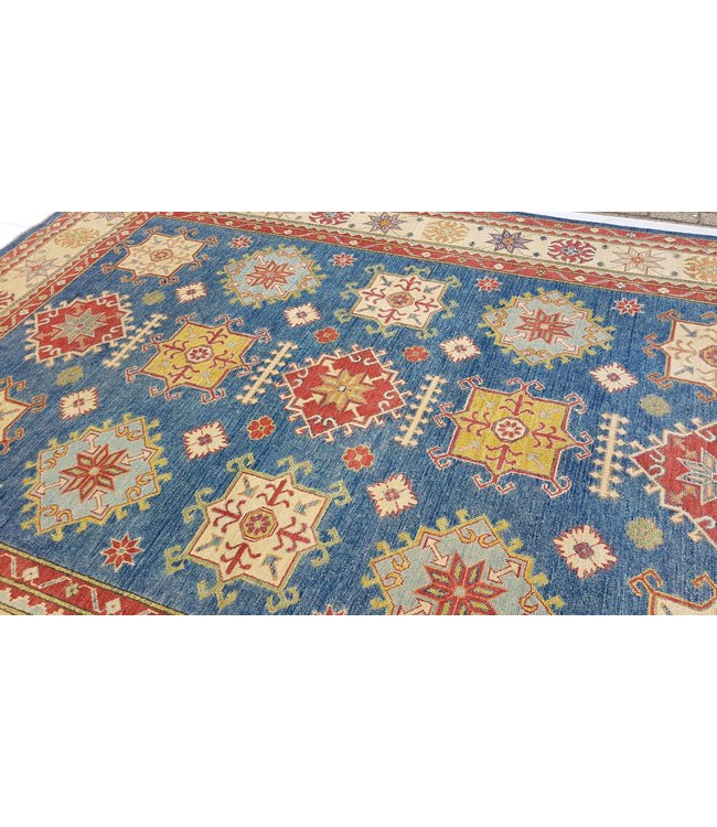 Handgeknoopt kazak tapijt 388x277 cm  oosters kleed vloerkleed