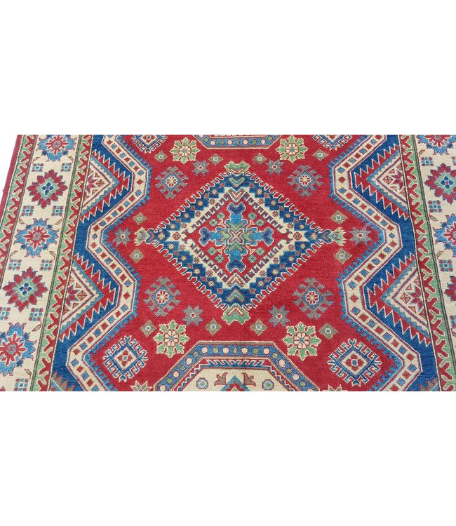 Handgeknoopt kazak tapijt 273x183 cm oosters kleed vloerkleed