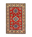 Handgeknoopt Royal Rood  kazak tapijt 158x99 cm vloerkleed Traditional