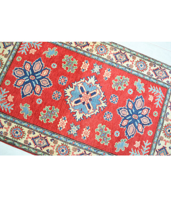 Handgeknüpft wolle kazak Rod teppich 158x99 cm  Orientalisch  teppich