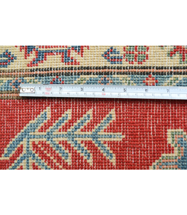 Handgeknoopt Royal Rood  kazak tapijt 158x99 cm vloerkleed Traditional