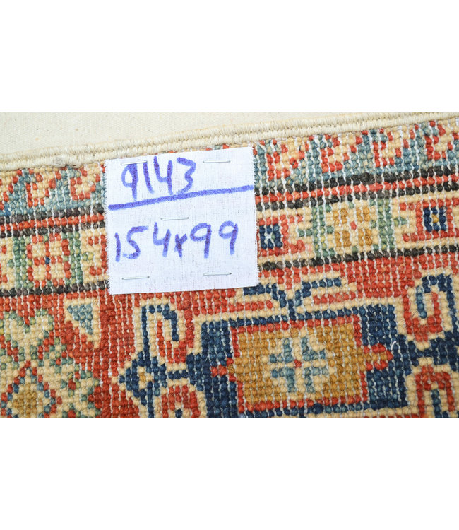 Tribal Hand knotted  carpet  Royal kazak 5'05x3'24 Traditional Wool Rug