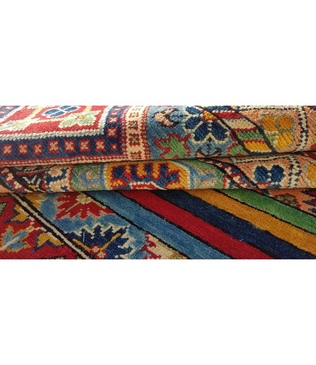 shal Handgeknoopt kazak tapijt  291x210 cm  oosters kleed vloerkleed