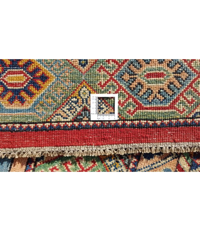 shal Handgeknoopt kazak tapijt  291x210 cm  oosters kleed vloerkleed