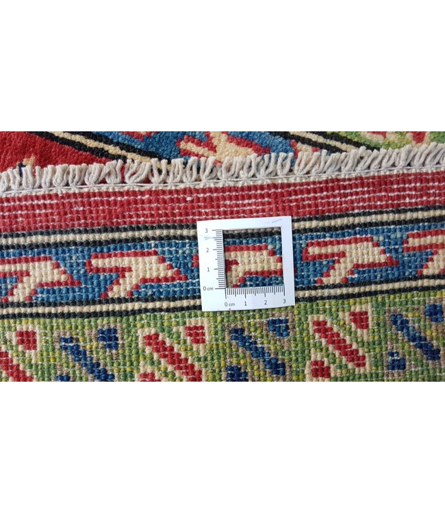 Handgeknüpft wolle kazak teppich 299x202 cm   Orientalisch  teppich
