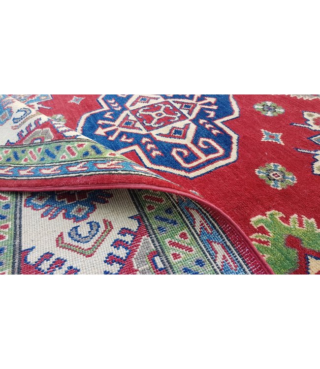 Handgeknüpft wolle kazak teppich 299x202 cm   Orientalisch  teppich